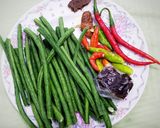 Foto langkah ke 1 dari resep Pencok Kacang Panjang.