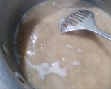 A picture of step 4 of Sooji ka halwa.