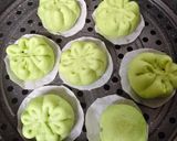 Foto langkah ke 10 dari resep Bakpao Pandan isi Selai Nanas dan Selai Coklat (No Mixer).