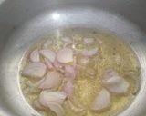 A picture of step 2 of Geda khichdi.