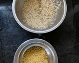 A picture of step 1 of Bhuna Khichdi.