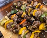 Hình bước làm 3 của món BBQ - bò lúc lắc