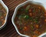 A picture of step 7 of Hot and sour veg soup.