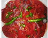 A picture of step 7 of Mango Salsa # Salad contest.