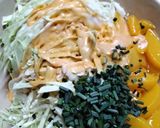 A picture of step 2 of Spicy Peach Coleslaw.