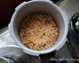 A picture of step 3 of Potato Peas Pulao.
