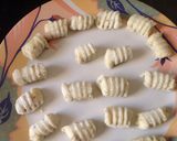 A picture of step 8 of Gnocchi- Eggless version.