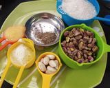 A picture of step 1 of Almonds pistachios Burfi.