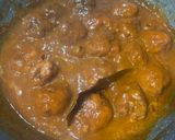 A picture of step 4 of Meatballs in Roasted Red Pepper Sauce.