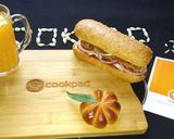 A picture of step 11 of Subway sandwich.