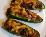 A picture of step 6 of Chili Cheese Stuffed Jalapenos.