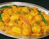 ছোট আলুর কোরমা (Aloor korma recipe in Bengali) রেসিপি ধাপ - 4 ছবি