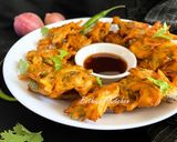 A picture of step 5 of Onion Pakora / Fritters.
