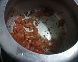 A picture of step 5 of Aloo tamatar.