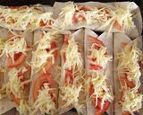 A picture of step 3 of Fluffy's beef and peppers enchiladas.