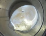 A picture of step 2 of Butter Scotch Cold Coffee shake.
