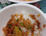 Hình bước làm 4 của món Tép (moi) khô rang khế, lá gừng