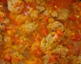 Une image de l'étape 4 de Boulettes de viande et farfalles.