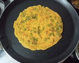 A picture of step 7 of Paneer Stuffed Besan Chilla.