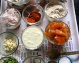 A picture of step 1 of Jowar and Sattu Thalipith.