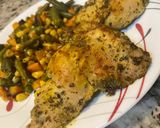 A picture of step 2 of Easy Chicken Thighs Dinner.