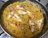 A picture of step 3 of Paneer do pyaza white gravi.