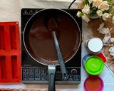 A picture of step 1 of Ferrero Rocher Panna Cotta.