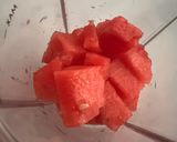 A picture of step 3 of Minty Watermelon Gond Katira Lemonade Fizz.