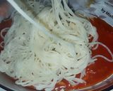 A picture of step 5 of Spaghetti Casserole.