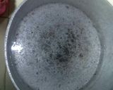 A picture of step 1 of Coloured chocolate ganache.