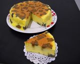 Foto langkah ke 8 dari resep Leopard cheese cake.