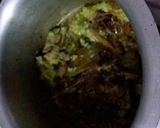 A picture of step 4 of Mutton pulav.