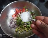 A picture of step 4 of Makhana Chaat.