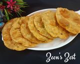 A picture of step 3 of Spring Onion Pooris.