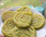 Foto langkah ke 5 dari resep Roti maryam / cane pandan.