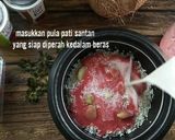 Gambar langkah 4 resipi Nasi lemak strawberi.