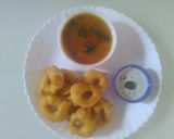 वडा सांबार (vada sambhar recipe in marathi) रेसिपी स्टेप 4 फोटो 
