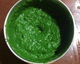 A picture of step 2 of Palak Paneer.