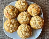 A picture of step 8 of Mascarpone filled carrot cake muffins/cupcakes.