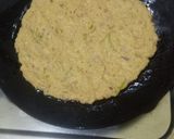 A picture of step 3 of Potato chilli Pancake.