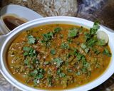 A picture of step 8 of Turai qeema Hara masala ♥️.