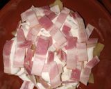 Foto del paso 2 de la receta: Patatas hervidas a la carbonara