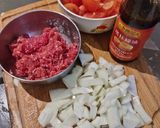 A picture of step 1 of Sauteed Ground Beef.
