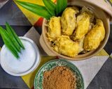 Gambar langkah 1 resipi Nasi durian.