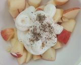 A picture of step 2 of Loaded apple mayo salad with almonds.