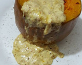 Foto del paso 11 de la receta: Calabaza rellena vegetariana rica y fácil