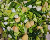 हरा लहसुन का अचार रेसिपी चरण 2 फोटो