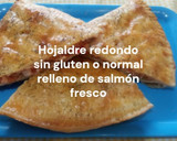 Foto del paso 17 de la receta: Hojaldre redondo sin gluten o normal relleno de salmón fresco