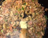 Foto del paso 4 de la receta: Pimientos gratinados, rellenos de cerdo