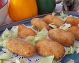 Foto del paso 6 de la receta: Croquetas cremosas de setas y lomo curado